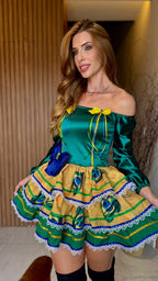 Vestido junino - Georgina
