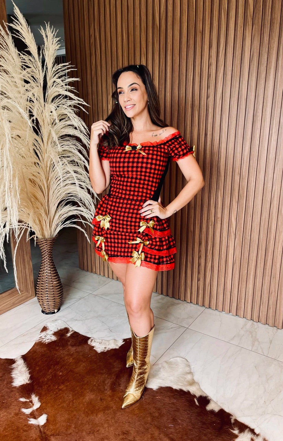 Vestido junino - Maria Eugenia (vestido mágico)