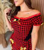 Vestido junino - Maria Eugenia (vestido mágico)