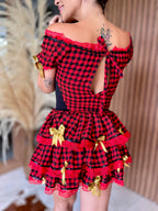 Vestido junino - Maria Eugenia (vestido mágico)