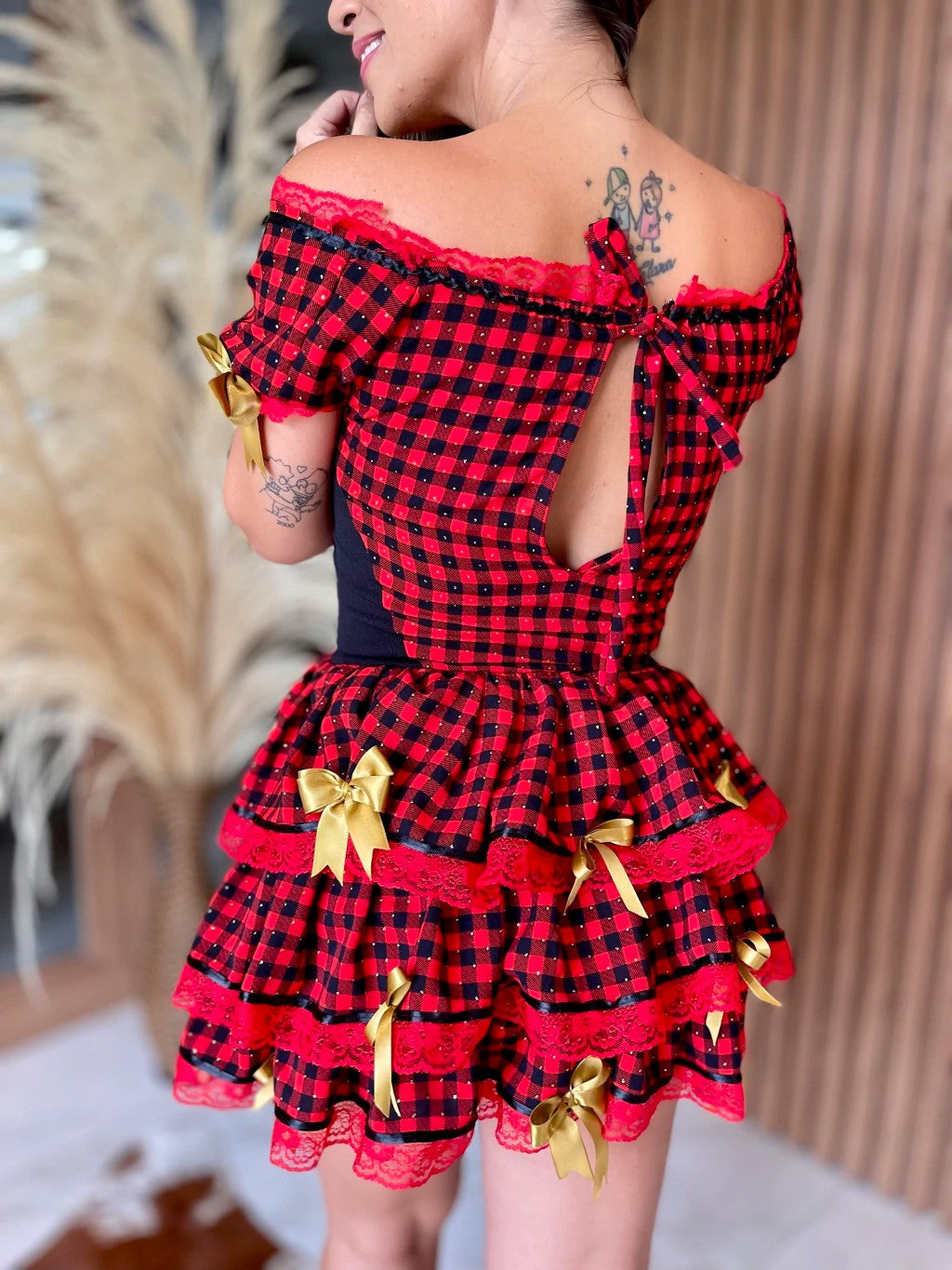 Vestido junino - Maria Eugenia (vestido mágico)